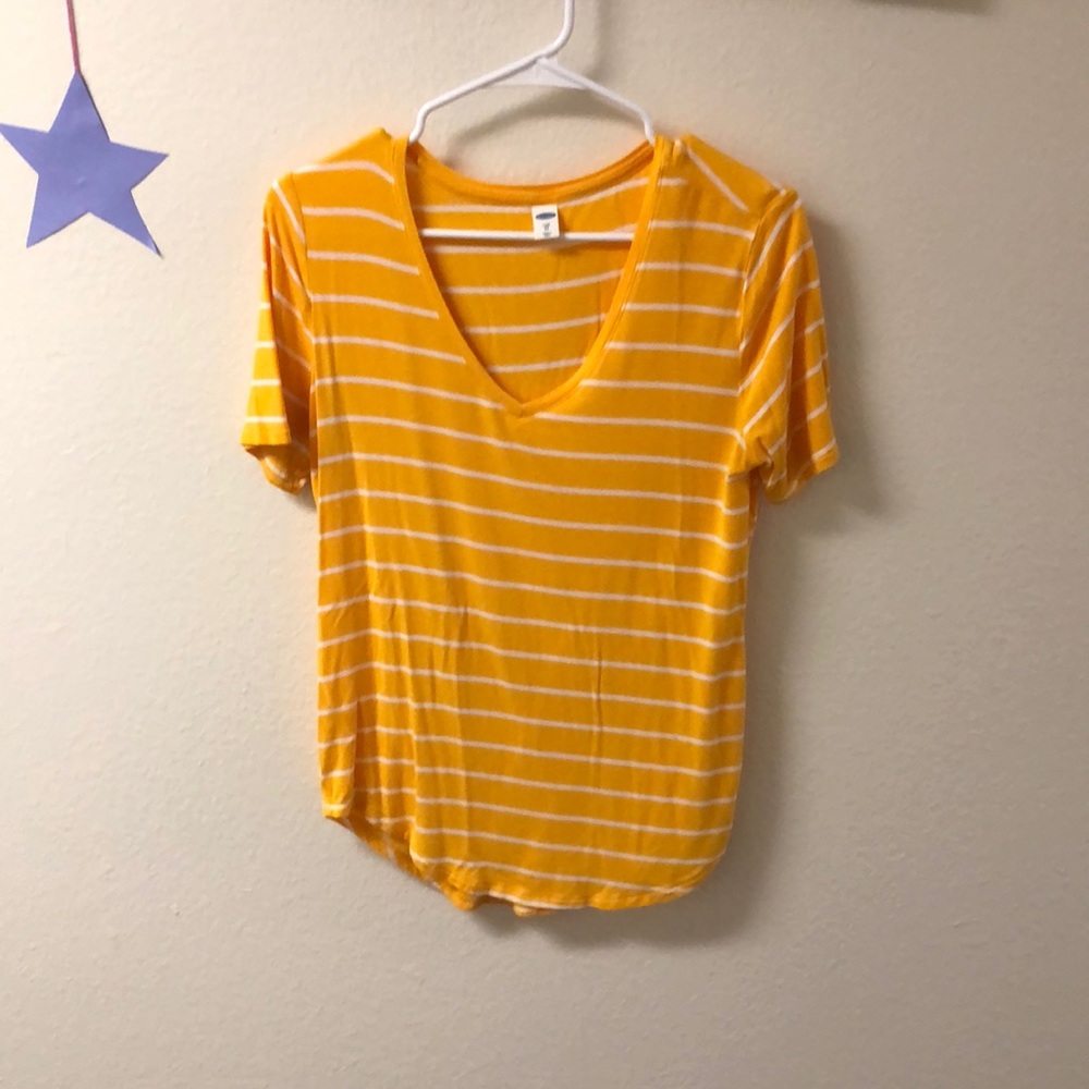 Yellow striped tee